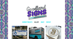 Desktop Screenshot of goodlandsigns.com